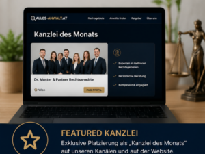 Social Media Promotion - Featured Kanzlei